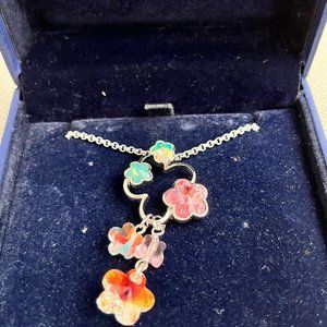 Swarovski Flower Necklace